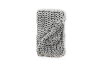 Kate Pläd 130x170 cm - Ljusgrå - Products - Textil & mattor - Filt & pläd