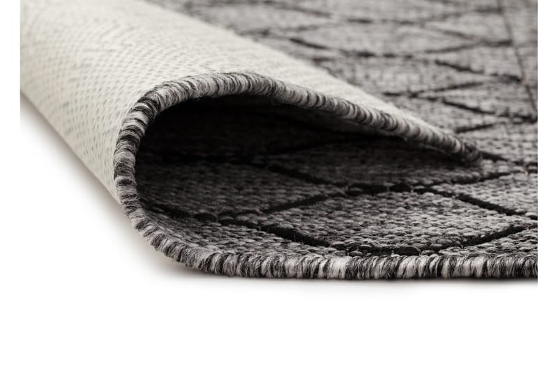 Madrid Bell Flatvävd Matta 80x240 - Grå/Svart - Products - Textil & mattor - Matta - Flatvävd matta