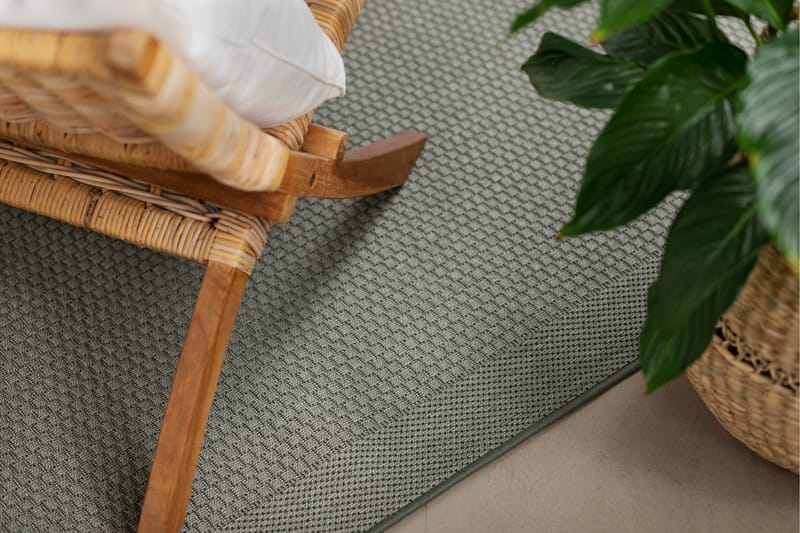 Miami Flatvävd Matta 160x230 cm - Grön - Products - Textil & mattor - Matta - Flatvävd matta