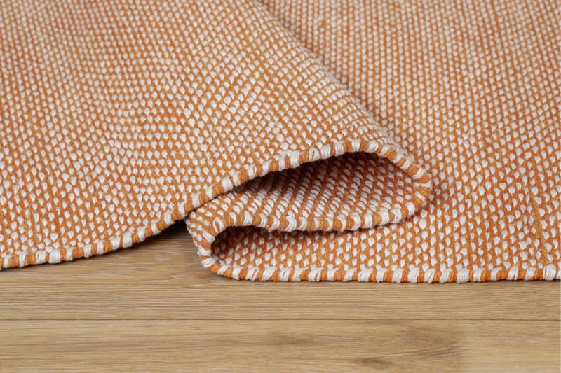 Alva Bomullsmatta 160x230 cm Rektangulär - Orange - Products - Textil & mattor - Matta - Modern matta - Bomullsmatta