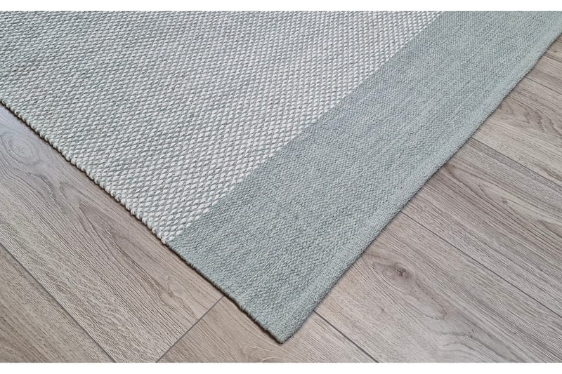 Alva Bomullsmatta 75x280 cm Oval - Ljusgrön - Products - Textil & mattor - Matta - Modern matta - Bomullsmatta