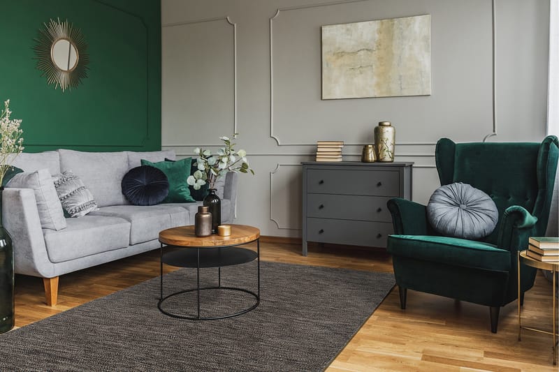 Birka Ullmatta 160x230 - Antracit - Products - Textil & mattor - Matta - Modern matta - Ullmatta