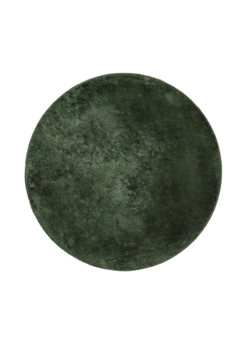 Cozy Ryamatta 160 cm Rund, Grön