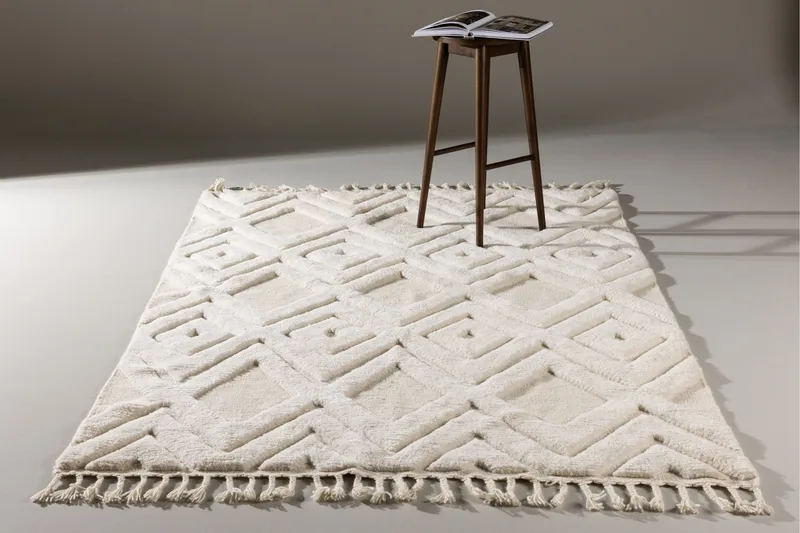 Dahlia Ullmatta 300x400 cm Rektangulär - Vit - Products - Textil & mattor - Matta - Modern matta - Ullmatta