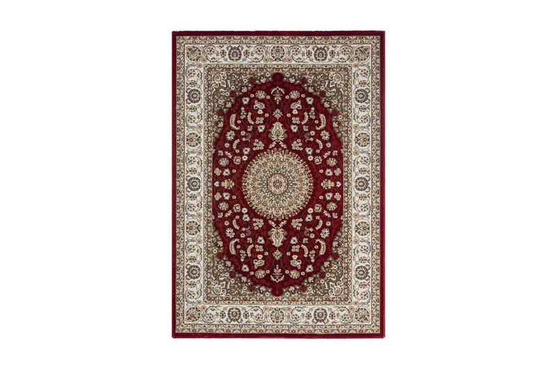 Dubai Medallion Wiltonmatta 120x170 cm, Röd