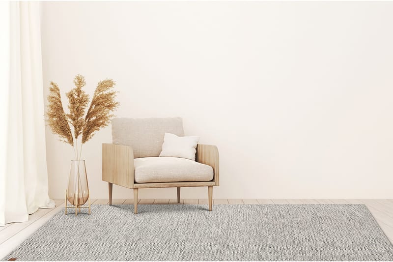 Gåsöga Ullmatta 240x340 cm Rektangulär - Grå - Products - Textil & mattor - Matta - Modern matta - Ullmatta
