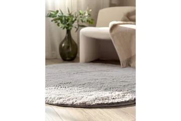 Heaven Ryamatta Grå rund 160 - Grå - Products - Textil & mattor - Matta - Modern matta - Ryamatta