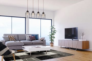 London Square Friezematta 160x230 - Svart/Grå - Products - Textil & mattor - Matta - Modern matta - Wiltonmatta