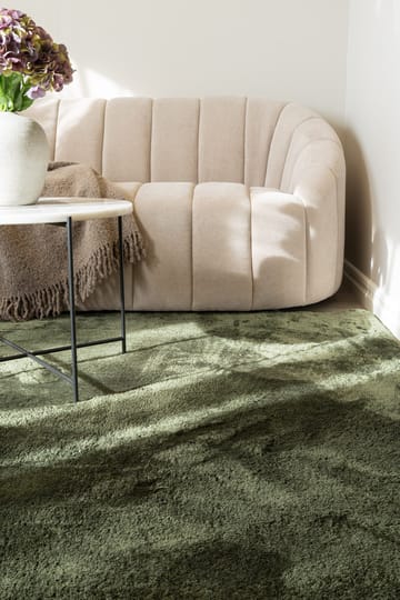 Cozy Ryamatta 110x160 cm Rektangulär - Grön - Products - Textil & mattor - Matta - Modern matta - Ryamatta