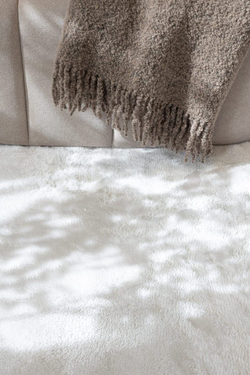 Cozy Ryamatta 60x120 cm Rektangulär - Vit - Products - Textil & mattor - Matta - Modern matta - Ryamatta