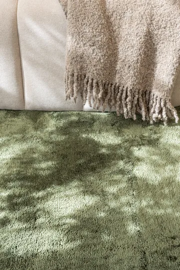 Cozy Ryamatta 80x160 cm Rektangulär - Grön - Products - Textil & mattor - Matta - Modern matta - Ryamatta