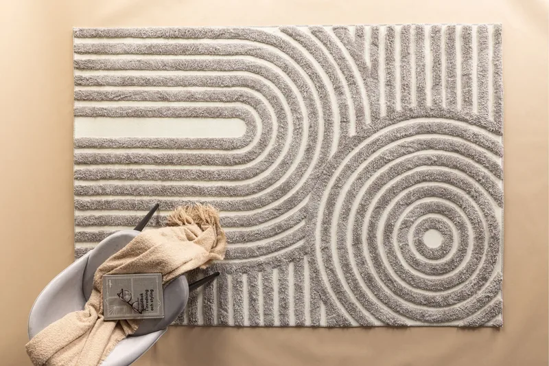 Nikita Ryamatta 200x290 cm - Grå - Products - Textil & mattor - Matta - Modern matta - Ryamatta