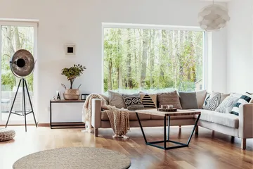 Skagen Ullmatta 200 cm Rund - Sandmelange - Products - Textil & mattor - Matta - Modern matta - Ullmatta