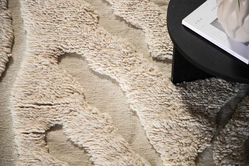 Trondheim x Josefin Lustig Ullmatta 172x240 cm - Beige - Products - Textil & mattor - Matta - Modern matta - Ullmatta