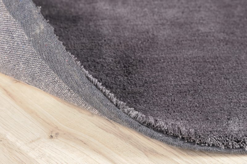 Undra Viskos-look Matta Rund 200 - Mörkgrå - Products - Textil & mattor - Matta - Modern matta - Viskosmatta & konstsilkesmatta