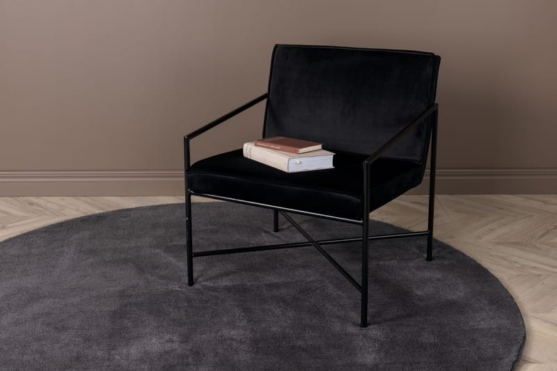 Undra Viskos-look Matta Rund 200 - Mörkgrå - Products - Textil & mattor - Matta - Modern matta - Viskosmatta & konstsilkesmatta