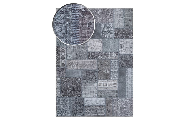 Patchwork Wiltonmatta 300x400 cm Rektangulär - Grå - Products - Textil & mattor - Matta - Modern matta - Wiltonmatta