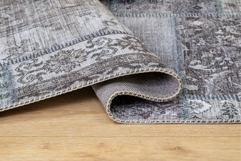 Patchwork Wiltonmatta 80x150 cm Rektangulär - Grå - Products - Textil & mattor - Matta - Modern matta - Wiltonmatta