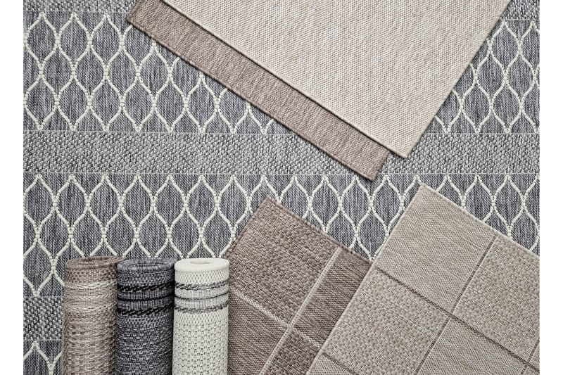 Madrid Flatvävd Matta 80x340 cm - Antracit - Products - Textil & mattor - Matta - Små mattor