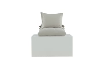 Mila Bäddset 2-Dels 150x200/50x60 cm - Ljusgrå - Products - Textil & mattor - Sängkläder - Bäddset & påslakanset - Påslakanset dubbelsäng