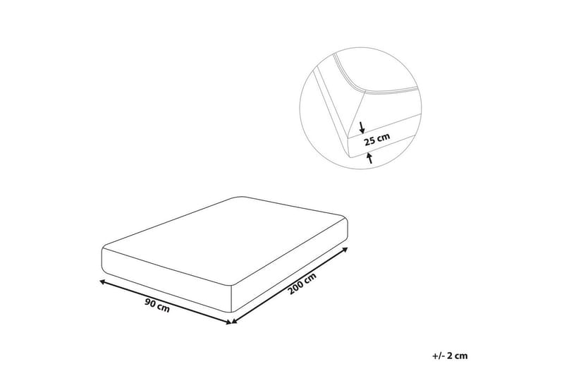 Dra-på-lakan Hofuf Grå, 90x200 cm - Grå, 90x200 cm - Products - Textil & mattor - Sängkläder - Lakan - Dra på lakan