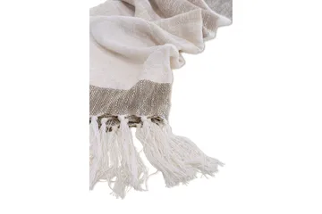 Sandy Pläd 130x170 cm - Offwhite/Beige/Brun - Products - Textil & mattor - Filt & pläd