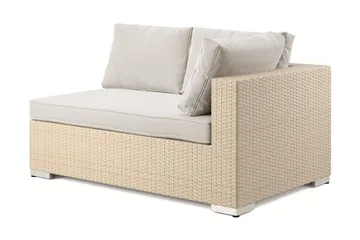 Bahamas Högermodul utomhus 140 cm - Beige - Products - Utemöbler & utemiljö - Övrigt utemöbler - Moduler utesoffa - Vänstermodul utesoffa