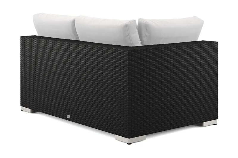 Bahamas Högermodul utomhus 140 cm i konstrotting - Svart - Products - Utemöbler & utemiljö - Övrigt utemöbler - Moduler utesoffa