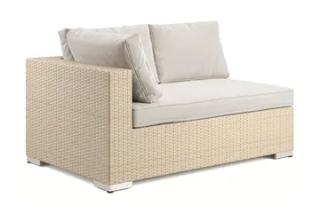 Bahamas Vänstermodul utomhus 140 cm - Beige - Products - Utemöbler & utemiljö - Övrigt utemöbler - Moduler utesoffa