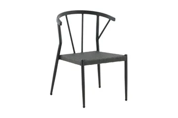 Stina Karmstol Utomhus - Svart - Products - Utemöbler & utemiljö - Balkong & altan - Balkongmöbler - Balkongstol