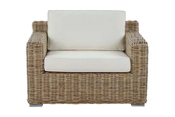 Apriliana Utefåtölj 2-pack - Konstrotting/Ljusbrun - Products - Utemöbler & utemiljö - Loungemöbler - Loungestol utomhus