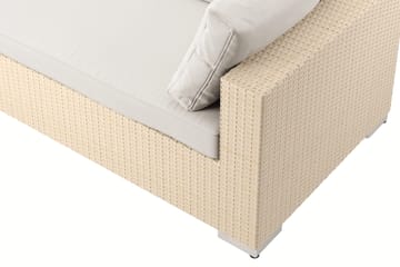 Bahamas L-formad utesoffa höger, 7-sits med bord - Beige - Products - Utemöbler & utemiljö - Loungemöbler - Loungeset & loungegrupp