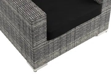 Bahamas Loungefåtölj utomhus i konstrotting - Grå - Products - Utemöbler & utemiljö - Loungemöbler - Loungestol utomhus