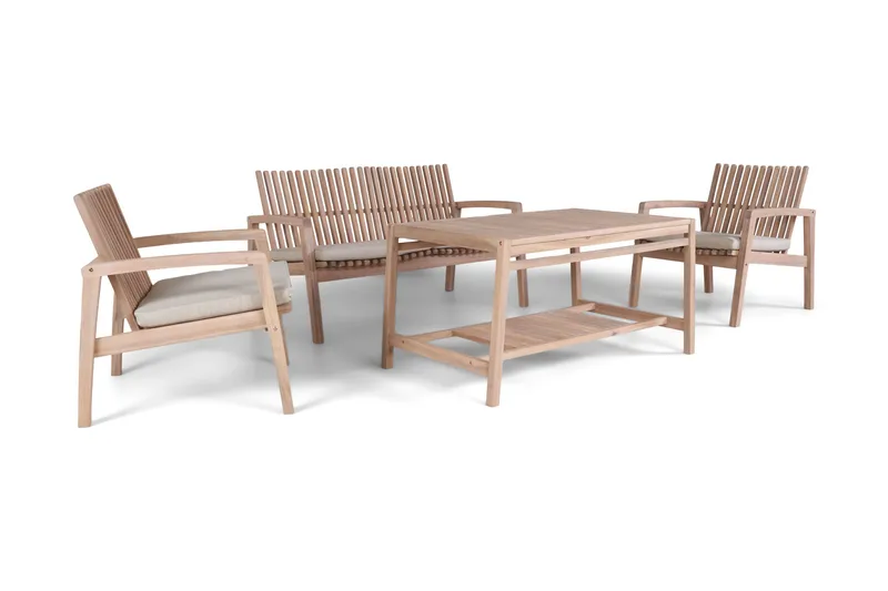 Elkest Loungegrupp Utomhus - Beige - Products - Utemöbler & utemiljö - Loungemöbler - Loungeset & loungegrupp