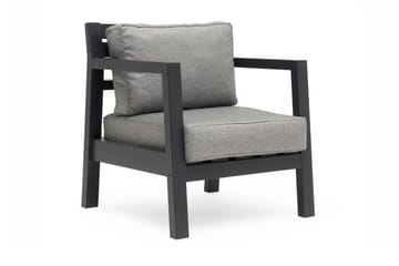 Hillerstorp Utestoltö Lounge Utefåtölj - Grå/svart - Products - Utemöbler & utemiljö - Loungemöbler - Loungestol utomhus