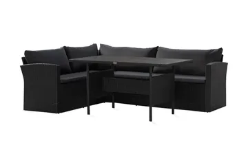 James Light Soffgrupp Utomhus  5-sits - Svart - Products - Utemöbler & utemiljö - Loungemöbler - Loungeset & loungegrupp