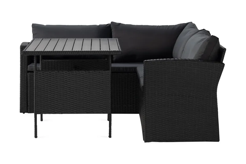 James Light Soffgrupp Utomhus  5-sits - Svart - Products - Utemöbler & utemiljö - Loungemöbler - Loungeset & loungegrupp
