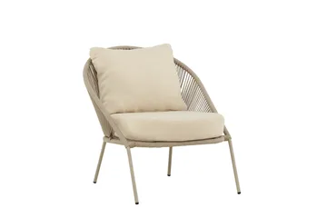 Lindos Utefåtölj - Beige - Products - Utemöbler & utemiljö - Loungemöbler - Loungestol utomhus