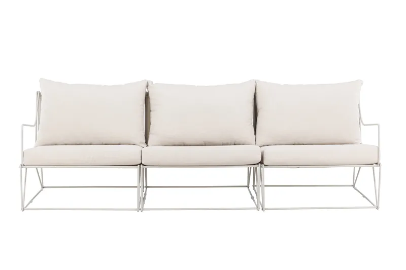 Usteryd 3 sits Loungesoffa - Beige - Products - Utemöbler & utemiljö - Loungemöbler - Loungesoffor