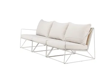 Usteryd 3 sits Loungesoffa - Beige - Products - Utemöbler & utemiljö - Loungemöbler - Loungesoffor