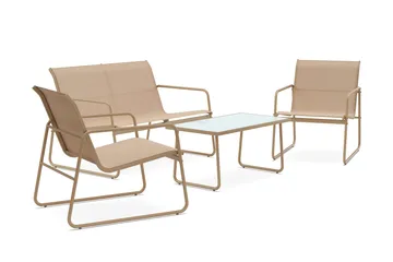 Pelanda Loungegrupp Utomhus - Beige - Products - Utemöbler & utemiljö - Loungemöbler - Loungeset & loungegrupp