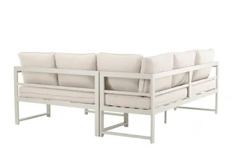 Salvador Soffgrupp Utomhus 4-sits - Svart - Products - Utemöbler & utemiljö - Loungemöbler - Loungeset & loungegrupp