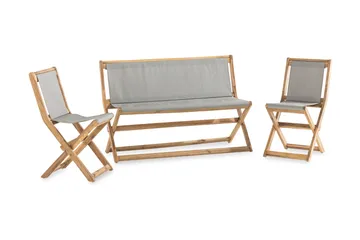 Vikning Soffgrupp Utomhus - Akacia - Products - Utemöbler & utemiljö - Loungemöbler - Loungeset & loungegrupp