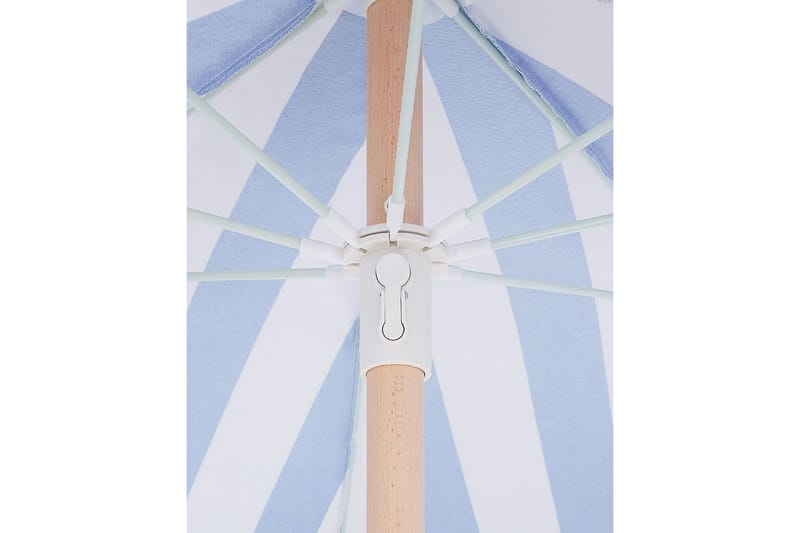Teulon Parasoll 150 cm - Blå/Vit/Ljusbrun - Products - Utemöbler & utemiljö - Solskydd - Parasoll