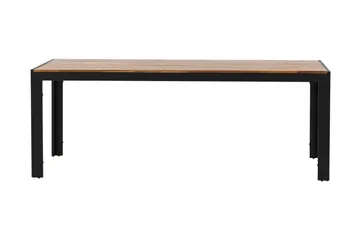 Bois Matbord Utomhus 200 cm Svart/Brun - Venture Home - Products - Utemöbler & utemiljö - Utebord & trädgårdsbord - Matbord utomhus