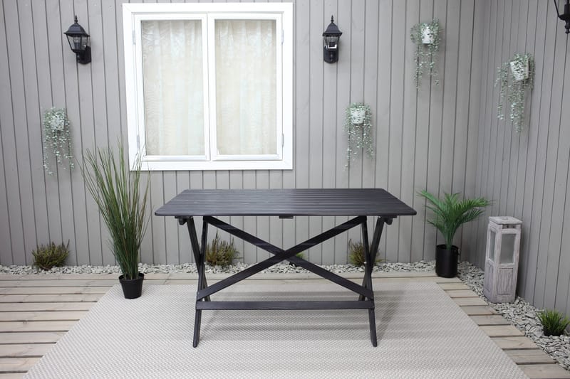 Larios Matbord Utomhus 126 cm - Svart - Products - Utemöbler & utemiljö - Utebord & trädgårdsbord - Matbord utomhus