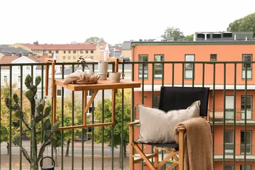 Marion Balkongbord Utomhus 60x45 cm - Trä/Natur - Products - Utemöbler & utemiljö - Utebord & trädgårdsbord - Matbord utomhus