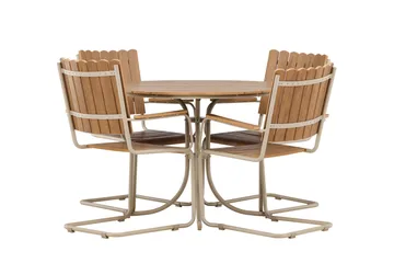 Holmsund Matgrupp Utomhus 4-sits - Beige - Products - Utemöbler & utemiljö - Utegrupp - Matgrupp utomhus