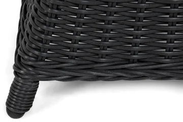 Marcus Matgrupp Utomhus 200 + 4 Fåtöljer m Dyna - Svart - Products - Utemöbler & utemiljö - Utegrupp - Matgrupp utomhus