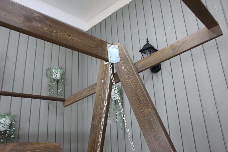 Pelle 3-sits Hammock utan tak - Brun - Products - Utemöbler & utemiljö - Utesoffa - Hammock